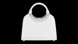 Bvlgari Roma Small Top Handle Bag - White