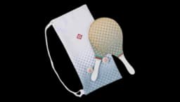 Paddles Beach Club Racket Set - Light Beige