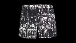 Multi Logo Signature Swimshorts - Black/White