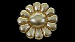 Flower Plush 30cm - Gold