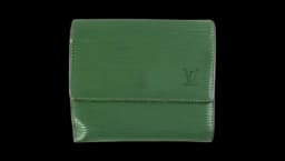 Epi Leather Wallet - Green Pre-Owned