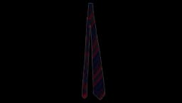 Vintage Valentino Silk Tie - Navy/Red