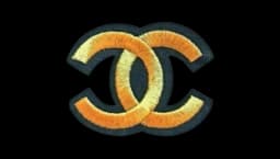 Chanel Logo Patch - Orange
