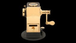 Pencil Sharpener - 18 Karat Gold