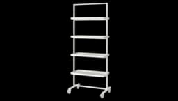 MITTZON Frame With Castors/Display Shelf - White
