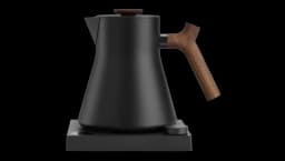 Corvo EKG Pro Electric Tea Kettle - Black/Wood