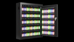 125 Key Lock Box Wall Mount - Black