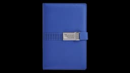 A5 Notebook With Password Lock - Blue