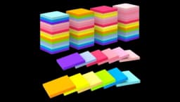 30 Pads Sticky Notes (100 Sheet/Pad) - Multicolor