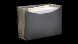 Expanding Organizer File Folder - Black