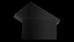 Metal Blank Name Business Cards 10 Pack - Black
