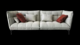 Husk Sand Fabric Sofa