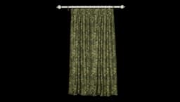 PERSEPHONE Jacquard Curtain - Verdigris