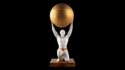 Atlas Sculpture  - White