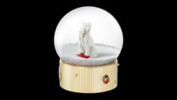 Diabolo de Cartier Snow Globe - Lacquered Gold-Finish Metal