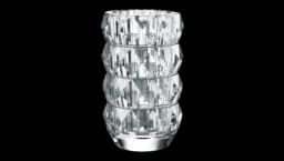 Louxor Round Vase M - Clear
