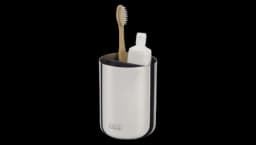 EasyStore Luxe Toothbrush Holder - Stainless Steel
