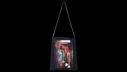 Denim Tote Bag Christiane F. - Black