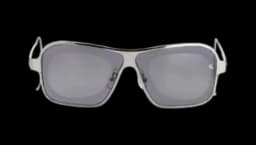 Rectangular Sunglasses RAF19C2SUN - Silver/Grey