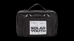 Solar Youth Waist Body Bag - Black/White