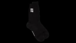RS Logo Intarsia Socks - Black