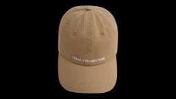 Embroided GR Logo Baseball Cap - Beige