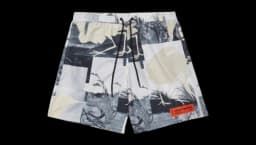 Cutout Swimshorts - Grey