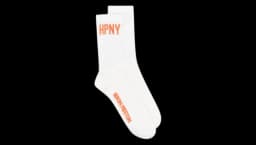 HPNY Long Socks - White/Orange