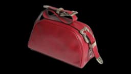 Belt Strap Purse - Burgundy