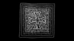 Scard Avec Croix De Fer - Black/White