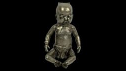 Crack Baby Lighter Case - Sterling Silver