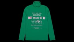 Long Sleeve Top - Green/Pink