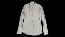 Long-Sleeved Button-Up Shirt - Gray