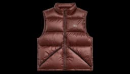 Micro Ripstop Down Vest - Brown