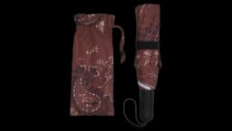 Paisley-Print Umbrella - Brown