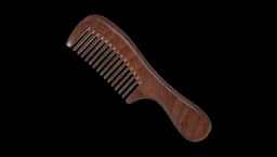 Natural Sandalwood Comb - Brown