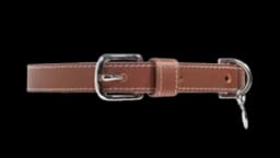 Calf Leather Pet Collar - Brown