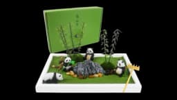 Panda Mini Zen Garden for Desk