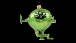 Camacho Glass Ornament - Green