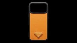 Triangle-Logo iPhone 17 Pro Max Case - Orange/Black