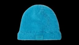 Beanie Faux Fur Hat - Turquoise