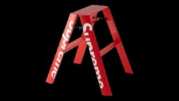 Logo-Print Step Ladder