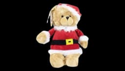 Joyous Santa Bear