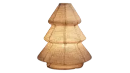 Linen Christmas Tree Lamp 46cm