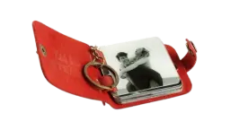 Personalized Mini Photo Album Leather Keychain - Multicolor