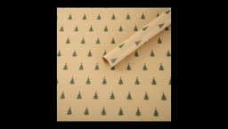 Christmas Wrapping Paper - Beige