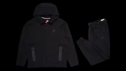 Tech Fleece Full-Zip Hoodie & Joggers Set - Grey/Black