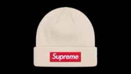 New Era Box Logo Beanie FW24 - Stone