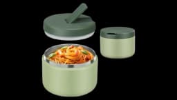Insulated Vacuum Food Jar - Green
