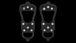 Non-Slip Traction Spikes For Shoes - Black